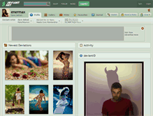 Tablet Screenshot of enermax.deviantart.com