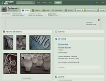 Tablet Screenshot of eschenart.deviantart.com