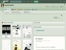 Tablet Screenshot of mochi-mochi.deviantart.com