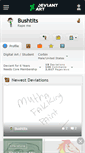 Mobile Screenshot of bushtits.deviantart.com