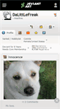 Mobile Screenshot of dalittlefreak.deviantart.com