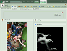 Tablet Screenshot of mr-7.deviantart.com