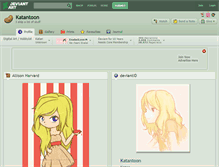 Tablet Screenshot of katantoon.deviantart.com