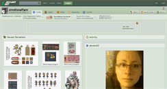 Desktop Screenshot of emotionalflare.deviantart.com