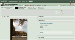 Desktop Screenshot of deadxwriterxmaraveno.deviantart.com