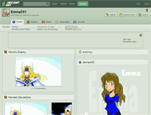 Tablet Screenshot of emma591.deviantart.com