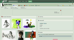 Desktop Screenshot of anoke--koma.deviantart.com