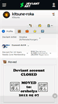 Mobile Screenshot of kitsune-roka.deviantart.com