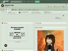 Tablet Screenshot of kitsune-roka.deviantart.com