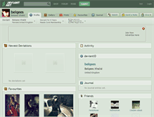 Tablet Screenshot of belqees.deviantart.com
