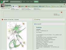 Tablet Screenshot of drakulya.deviantart.com