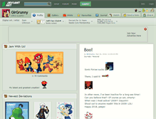 Tablet Screenshot of girgrunny.deviantart.com