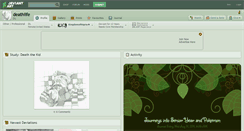 Desktop Screenshot of deathlife.deviantart.com