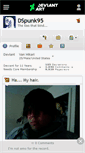Mobile Screenshot of dspunk95.deviantart.com