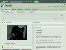 Tablet Screenshot of dspunk95.deviantart.com