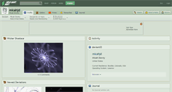 Desktop Screenshot of micahjd.deviantart.com