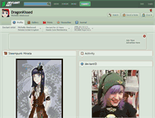 Tablet Screenshot of dragonkissed.deviantart.com