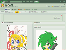 Tablet Screenshot of kittyfacept.deviantart.com