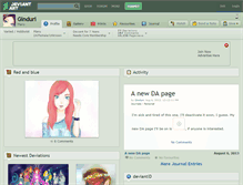 Tablet Screenshot of ginduri.deviantart.com