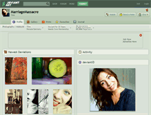 Tablet Screenshot of marriagemassacre.deviantart.com