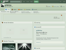 Tablet Screenshot of pr0divina.deviantart.com