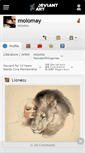 Mobile Screenshot of molomay.deviantart.com