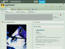Tablet Screenshot of angelofillusion.deviantart.com