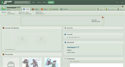 Desktop Screenshot of manslayer117.deviantart.com
