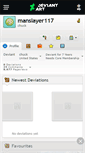 Mobile Screenshot of manslayer117.deviantart.com