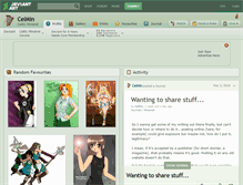 Tablet Screenshot of celmin.deviantart.com
