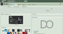 Desktop Screenshot of dig-orgasm.deviantart.com