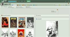 Desktop Screenshot of imagine1207.deviantart.com