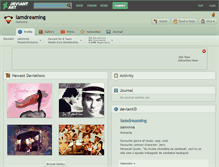 Tablet Screenshot of iamdreaming.deviantart.com