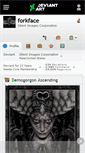 Mobile Screenshot of forkface.deviantart.com