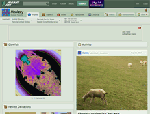Tablet Screenshot of missizzy.deviantart.com
