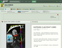Tablet Screenshot of giga-xisbass.deviantart.com