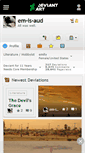 Mobile Screenshot of em-is-aud.deviantart.com