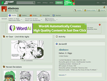 Tablet Screenshot of albelnoxx.deviantart.com