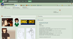 Desktop Screenshot of hyperactiveyouth.deviantart.com