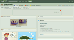Desktop Screenshot of kawaii-monkey.deviantart.com