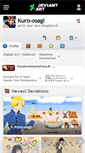 Mobile Screenshot of kuro-osagi.deviantart.com