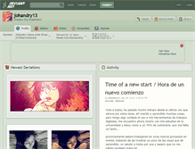 Tablet Screenshot of johandry13.deviantart.com