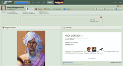 Desktop Screenshot of lonelydragonswish.deviantart.com