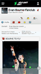 Mobile Screenshot of evan-bourne-fanclub.deviantart.com