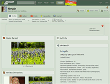 Tablet Screenshot of hhryah.deviantart.com