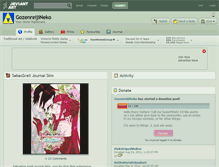 Tablet Screenshot of gozenreijineko.deviantart.com