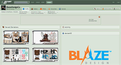 Desktop Screenshot of blazedesignco.deviantart.com