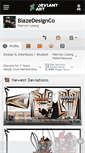 Mobile Screenshot of blazedesignco.deviantart.com