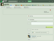 Tablet Screenshot of luce-kei.deviantart.com