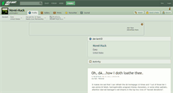 Desktop Screenshot of novel-huck.deviantart.com
